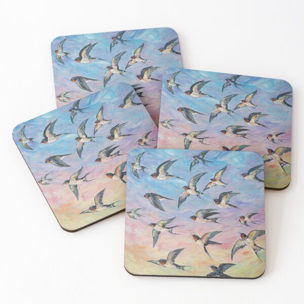 Item preview, Barn Swallows Acrylic painting designed and sold by Redilion.