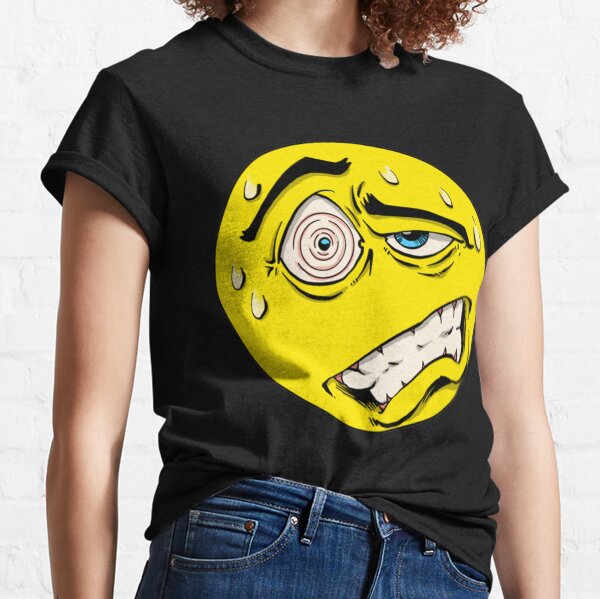 Schmerzen im Smiley-Gesicht Classic T-Shirt