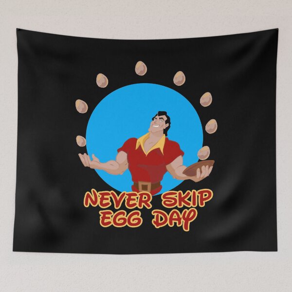 Aperçu de l'œuvre Never Skip Egg Day Gaston Lagaffe Film Dessin Animé Couleur Big Ben créée et vendue par GastonMovieHoi.