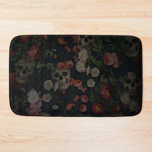 Item preview, Skull and Rose Pattern- Digital Collage designed and sold by DoggoTankDesign.