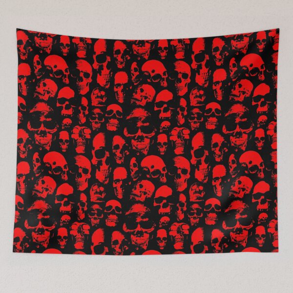 Item preview, Impresión roja de los cráneos designed and sold by adamcampen.