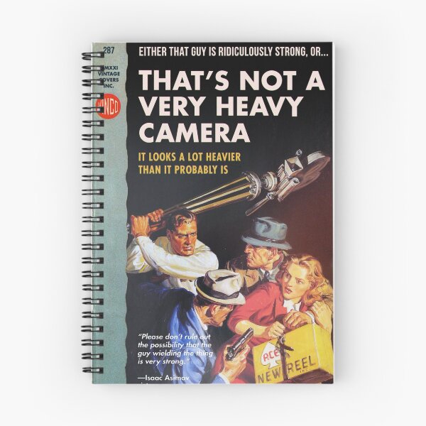 Item preview, That s Not A Very Heavy Camera designed and sold by vintage-covers.