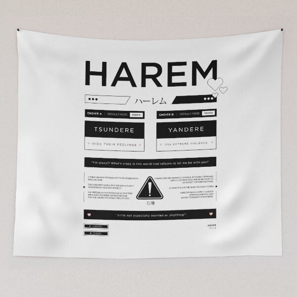 Item preview, Anime Harem designed and sold by lonelyweebshop.