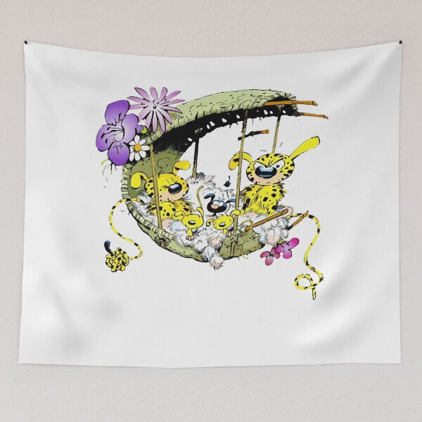 Aperçu de l'œuvre Le nid de Marsupilami Gaston Lagaffe Film Cartoon Color Big Ben créée et vendue par GastonMovieHoi.