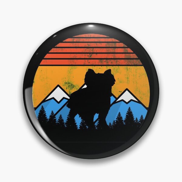 Item preview, Distressed Vintage Sunset Mountains and Forest Biewer Terrier Dog Gift designed and sold by Guarddogdrive.