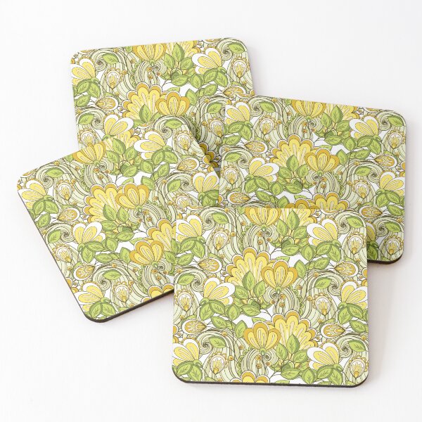 Item preview, Print with Vintage Floral Motifs designed and sold by lissantee.
