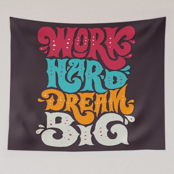 Item preview, Motivational Vector Lettering Poster designed and sold by Peekonet.