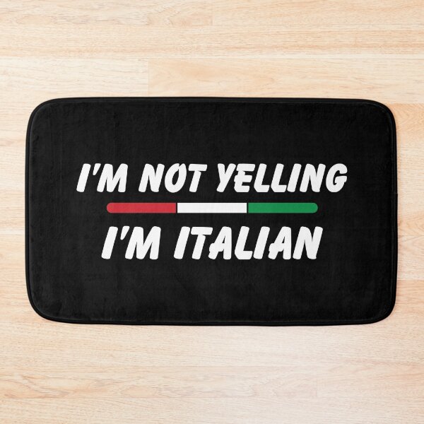 Item preview, I'm Not Yelling I'm Italian, Funny Italian Joke, Italian American Family Gift designed and sold by Blok45.