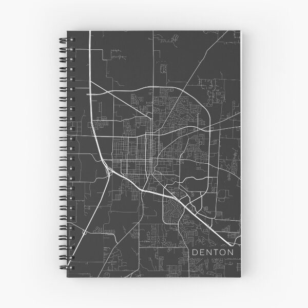 Item preview, Denton Map, Estados Unidos - Gris designed and sold by MainStreetMaps.