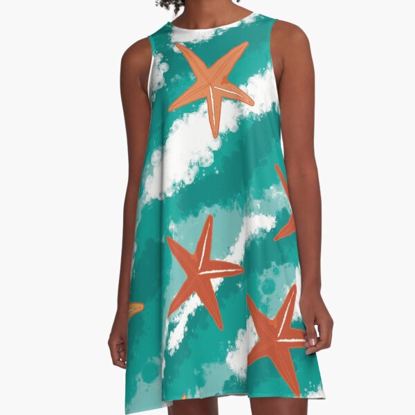 Item preview, Seastars in turquoise water designed and sold by marina63.