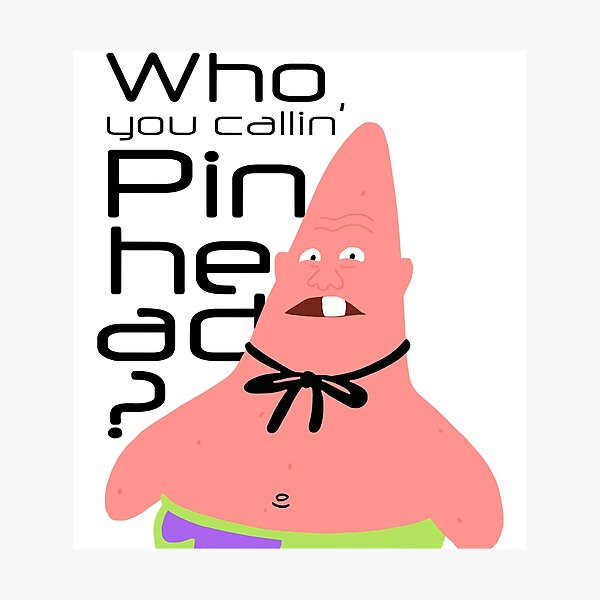 Item preview, Pinhead - Patrick Star Spongebob Yellow Best Friends Squarepants Radio Star Funny designed and sold by SpongebobDinhH.