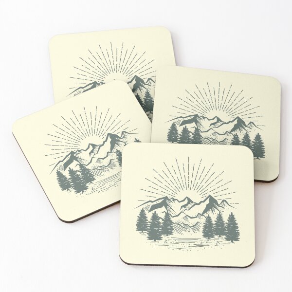 Item preview, Mountain Forest Illustration designed and sold by Peekonet.
