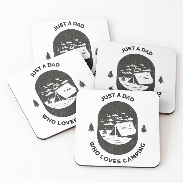 Item preview, Just A Dad Who Loves Camping designed and sold by Danielle Shafiki.