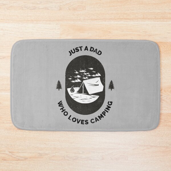 Item preview, Just A Dad Who Loves Camping designed and sold by Danielle Shafiki.