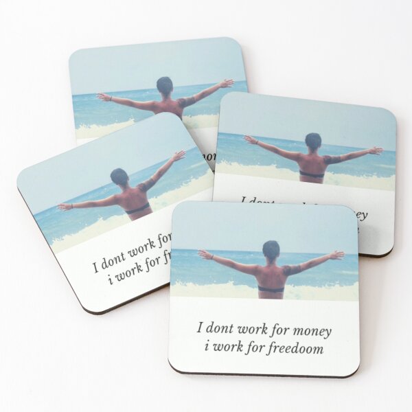 Item preview, I dont work for money i work for freedoom! designed and sold by Anzakaizen.