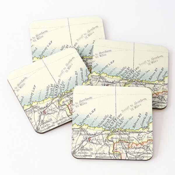 Item preview, BANFF & surrounding area map 1899 designed and sold by yourscotland.