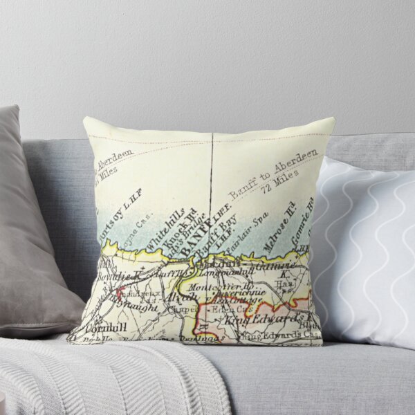 Item preview, BANFF & surrounding area map 1899 designed and sold by yourscotland.