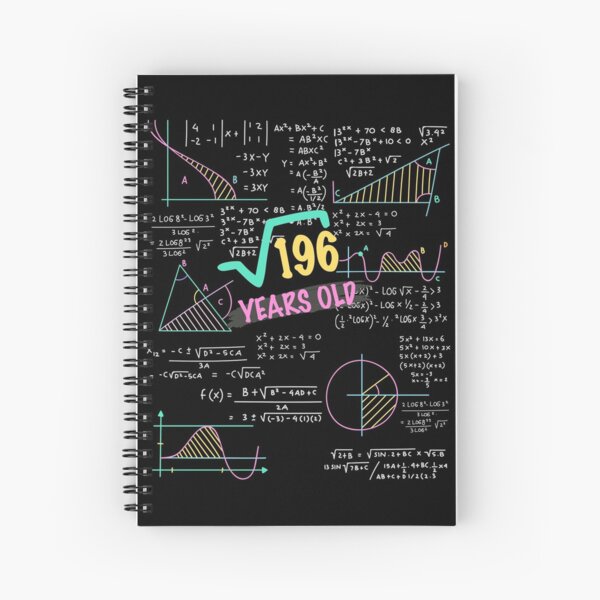 Cahier A Spirale Racine Carree De 64 8e Anniversaire 8 Ans Adolescent Garcon Fille Par Isamdiyab Redbubble