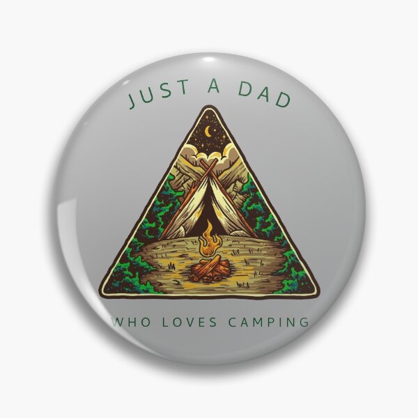 Item preview, Just A Dad Who Loves Camping designed and sold by Danielle Shafiki.