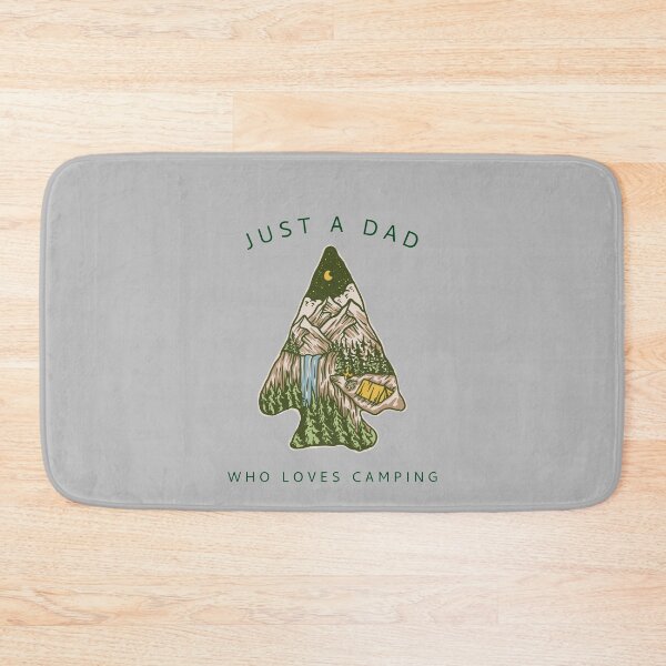 Item preview, Just A Dad Who Loves Camping designed and sold by Danielle Shafiki.