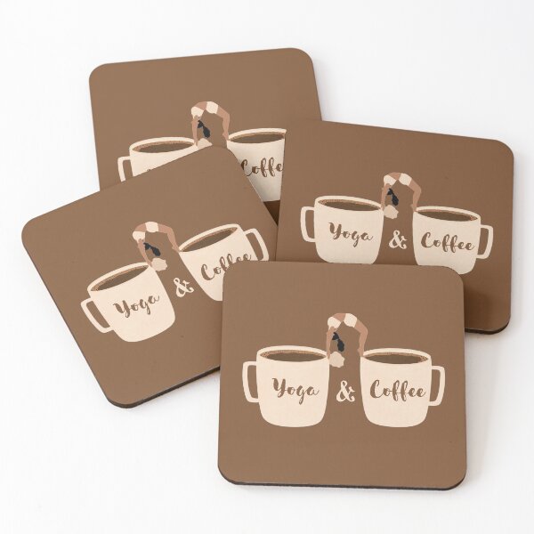 Item preview, Yoga and Coffee designed and sold by CreativeBlink.
