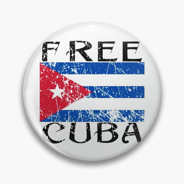 Item preview, Free Cuba (Anti-Communism, Freedom, Cuba Libre, Libertad, #SOSCuba) - Dark Version designed and sold by BattleMtnArmory.