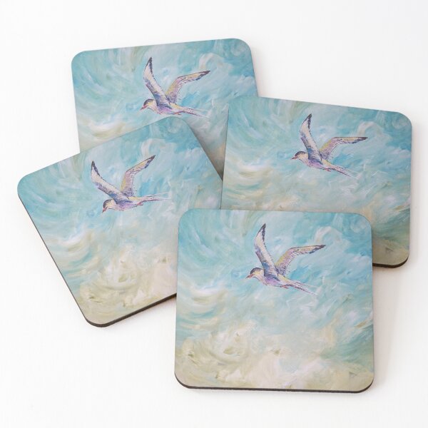 Item preview, Arctic Tern Acrylic painting designed and sold by Redilion.