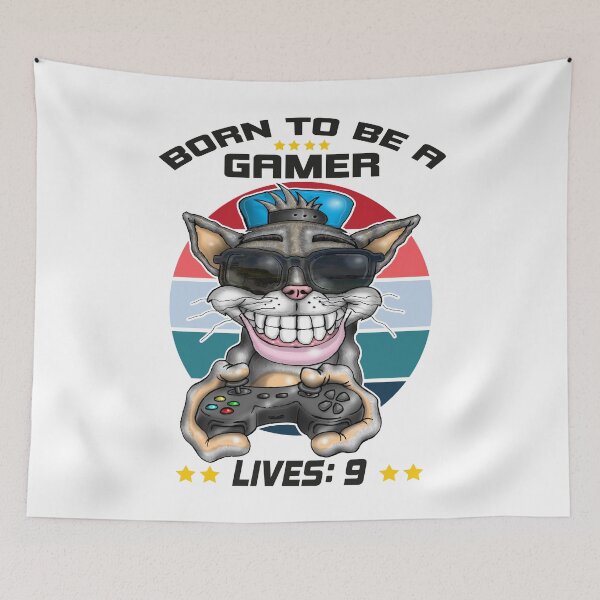 Item preview, Born To Be A Gamer Funny Video Gaming designed and sold by Status71.