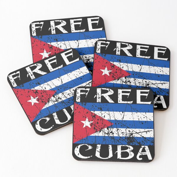 Item preview, Free Cuba (Anti-Communism, Freedom, Cuba Libre, Libertad, #SOSCuba) - Light Version designed and sold by BattleMtnArmory.