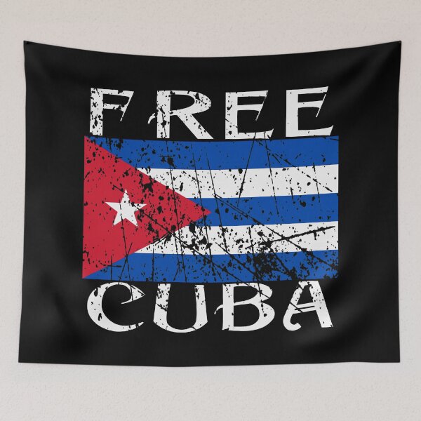 Item preview, Free Cuba (Anti-Communism, Freedom, Cuba Libre, Libertad, #SOSCuba) - Light Version designed and sold by BattleMtnArmory.