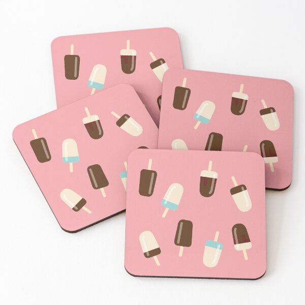 Item preview, summery popsicle pattern with chocolate icing designed and sold by TrueType.
