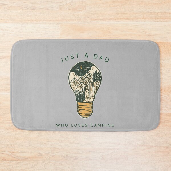 Item preview, Just A Dad Who Loves Camping designed and sold by Danielle Shafiki.