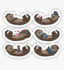 Otter Pattern Sticker