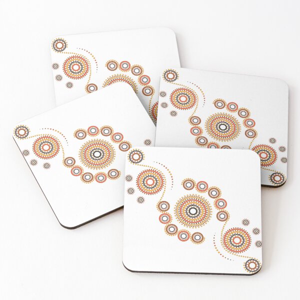 Item preview, Aboriginal Art Aborigine Australian Indigenous Land Mosaic Aboriginal Aboriginal Flag Bigambul Points Circle Autumn Day Gift For Mother dotart Sister Painting Mom designed and sold by MeryemSpace.