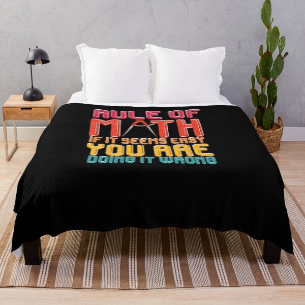 Item preview,  Rule of math if it seems easy you are doing it wrong funny gift  designed and sold by patroart.