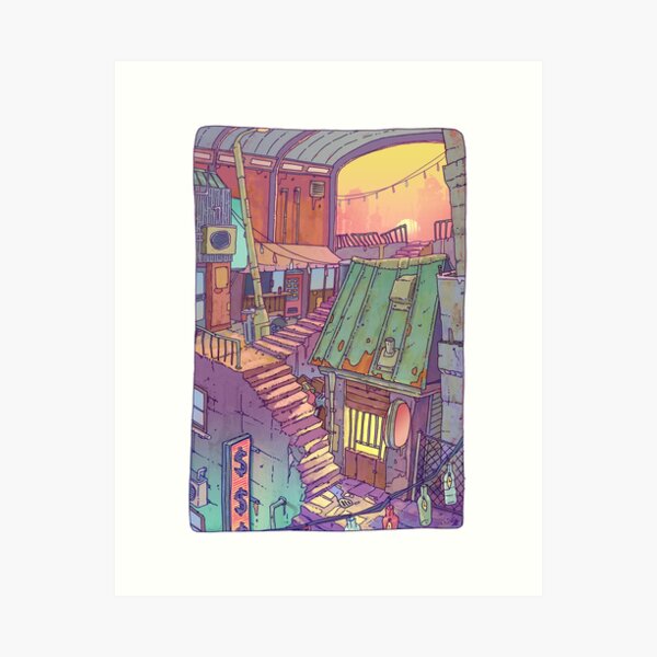 Pawn Town Art Print