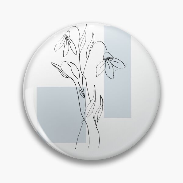 Item preview, Geometric Modern Boho Blue Snow Drop designed and sold by SoniasArtwork.