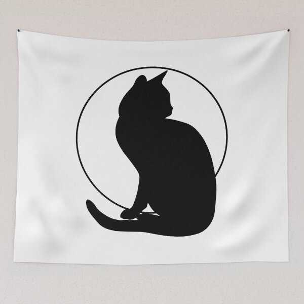 Item preview, Black Cat Silhouette designed and sold by syarifahrasul.