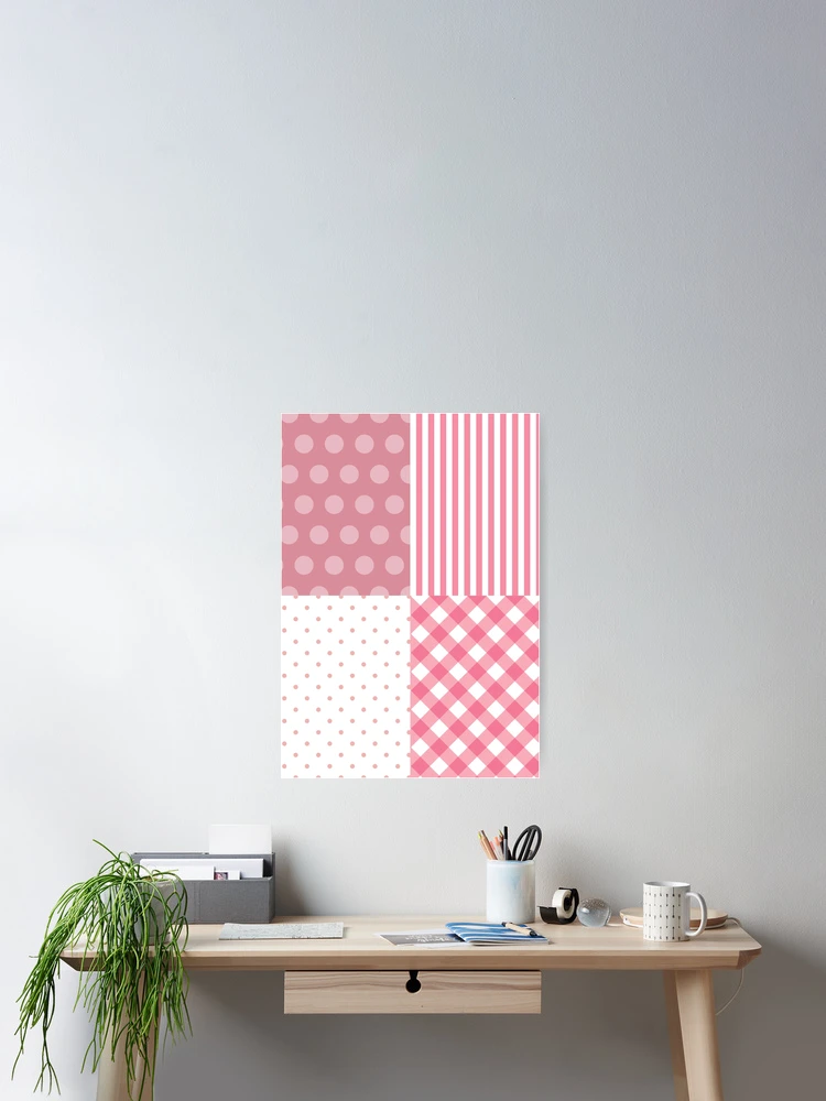 Thumbnail 2 of 3, Poster, Pink Patterns designed and sold by MadTeaDesign.