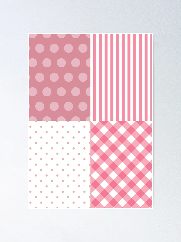 Thumbnail 1 of 3, Poster, Pink Patterns designed and sold by MadTeaDesign.