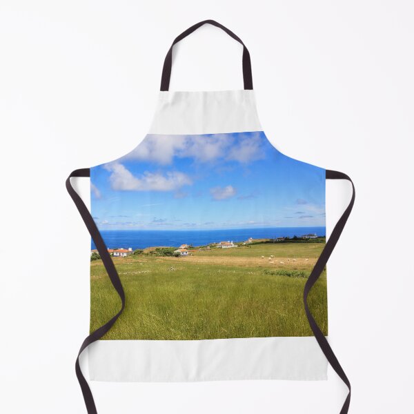 Item preview, Amazing view over Santa Maria island, landscape with a nice bay and beach, small village, Azores travel destination. designed and sold by AylaHarbich.