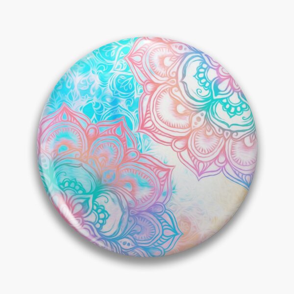 Item preview, Dreamy Pastel Rainbow Mandalas designed and sold by micklyn.