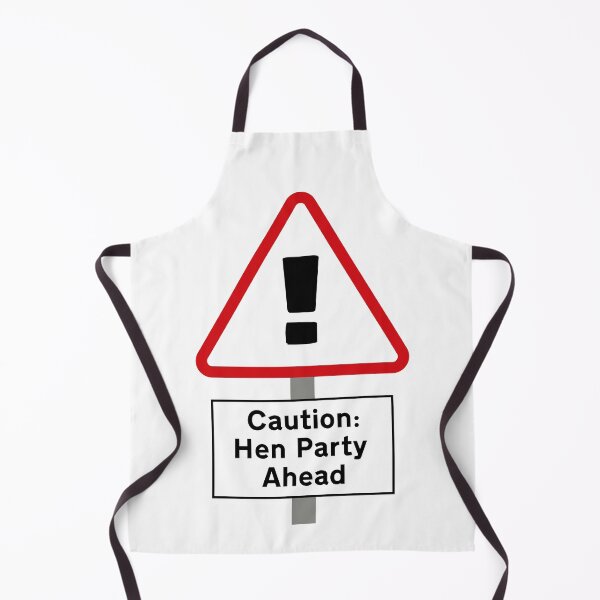 Item preview, Hen Night Warning designed and sold by DundeeCakes.