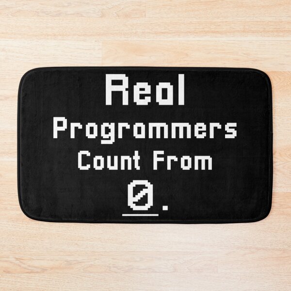 Item preview, real programmers count from 0 funny developers geek designed and sold by joy4shirt.