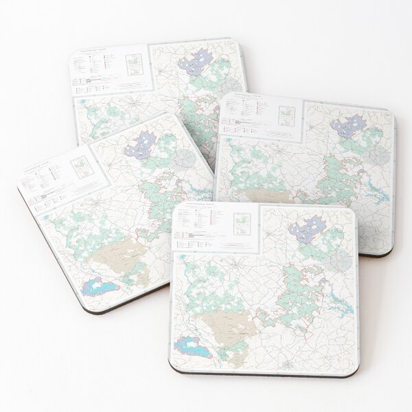 Item preview, Oconee National Forest Map (2008) Northern Georgia Woodland Reserve Atlas designed and sold by BravuraMedia.