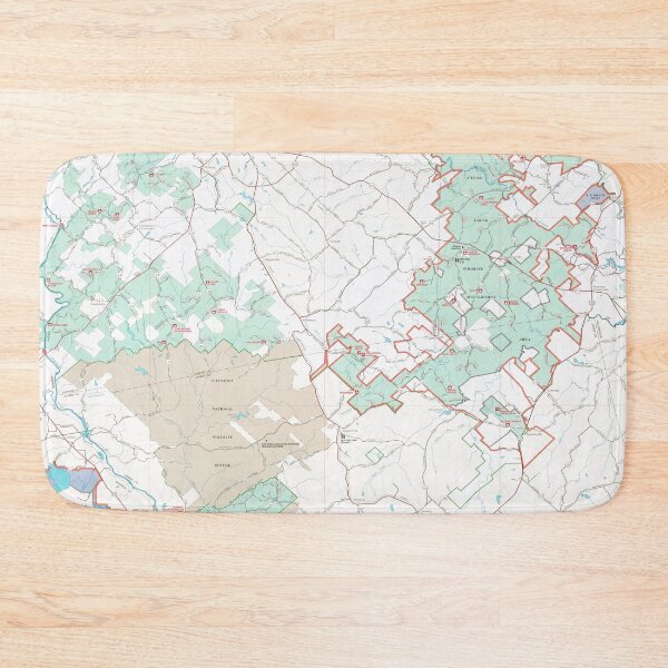 Item preview, Oconee National Forest Map (2008) Northern Georgia Woodland Reserve Atlas designed and sold by BravuraMedia.