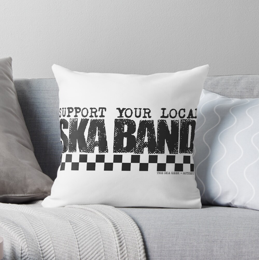 Item preview, Throw Pillow designed and sold by TheSkaGeek.