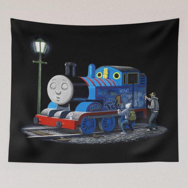Item preview, Thomas Tank Banksy Graffiti designed and sold by WE-ARE-BANKSY.