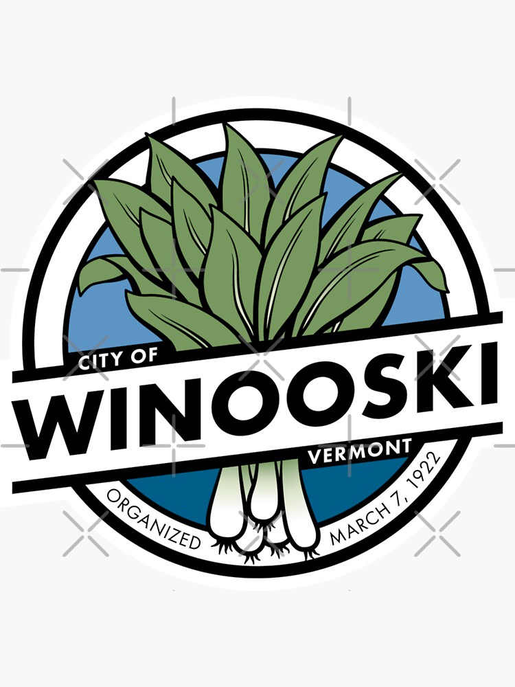 "Seal of Winooski, Vermont" Sticker for Sale by Shav Redbubble