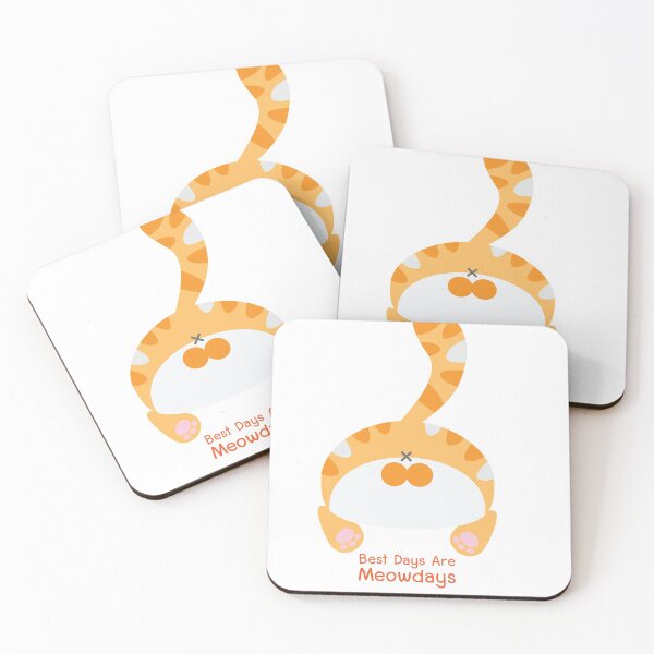 Item preview, Best Days Are Meowdays with Ginger Cat designed and sold by Babadollcraft.